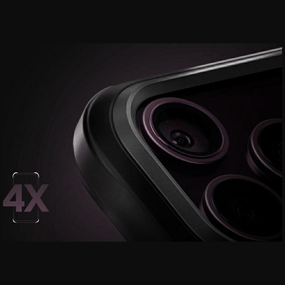 Uniq Keva Mov Magclick šarginimo dėklas iPhone 18 Pro / 17 Pro - Juoda -- iPhone 18 Pro / iPhone 17 Pro
