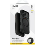Uniq Keva Mov Magclick šarginimo dėklas iPhone 18 Pro / 17 Pro - Juoda -- iPhone 18 Pro / iPhone 17 Pro
