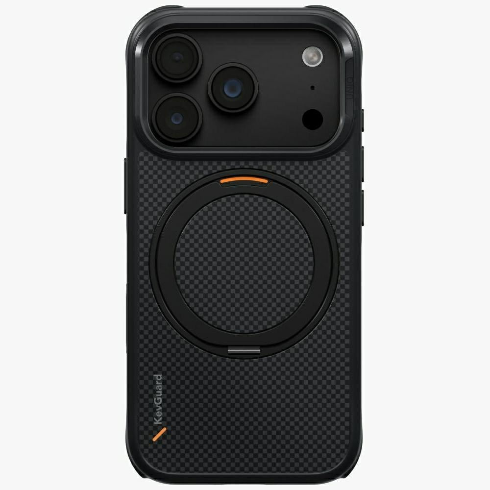 Uniq Keva Mov Magclick šarginimo dėklas iPhone 18 Pro / 17 Pro - Juoda -- iPhone 18 Pro / iPhone 17 Pro