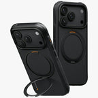Uniq Keva Mov Magclick šarginimo dėklas iPhone 18 Pro / 17 Pro - Juoda -- iPhone 18 Pro / iPhone 17 Pro