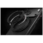 Uniq Keva Mov Magclick šarginimo dėklas iPhone 18 Pro / 17 Pro - Juoda -- iPhone 18 Pro / iPhone 17 Pro