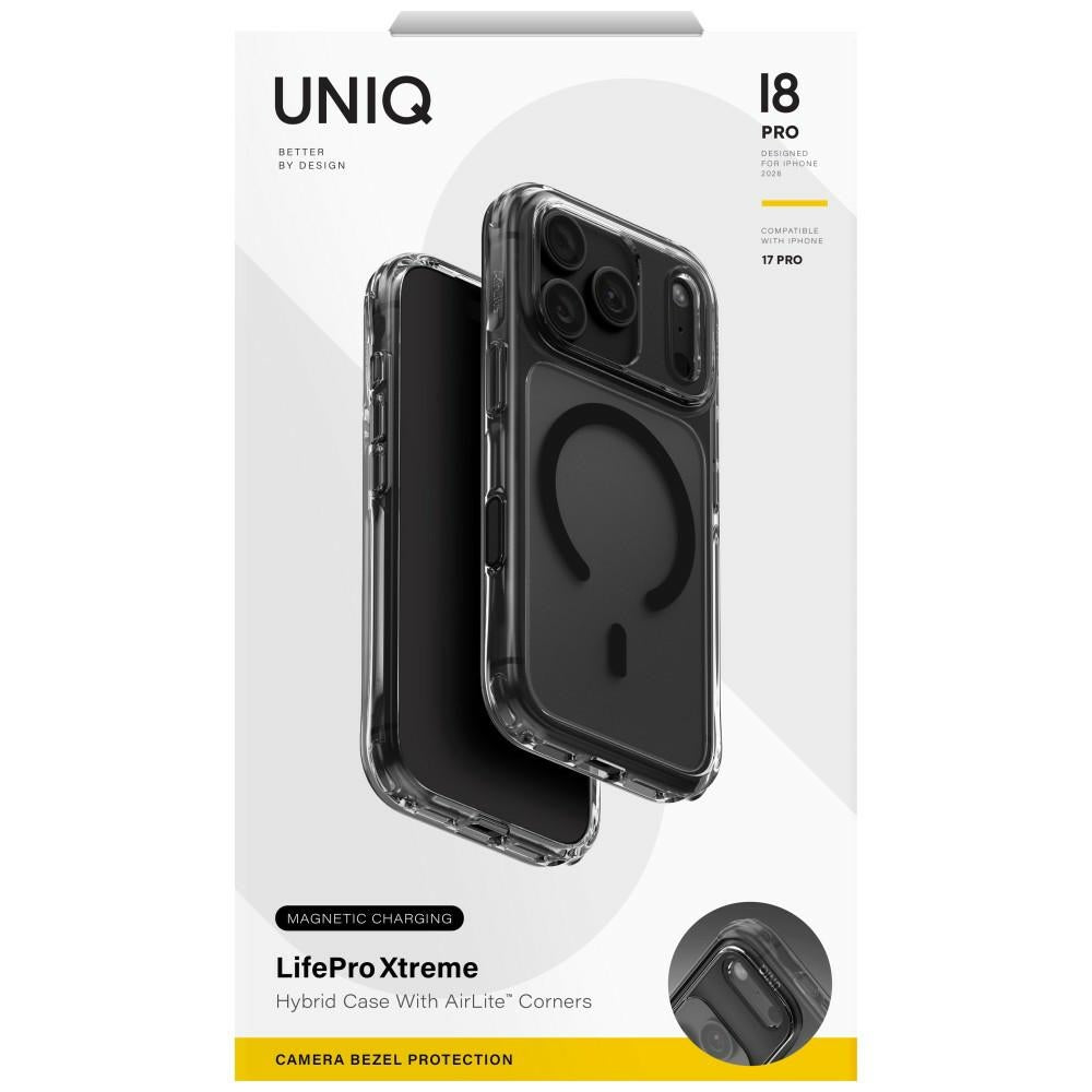 Uniq Lifepro Xtreme dėklas iPhone 18 Pro / 17 Pro - Juoda -- iPhone 18 Pro / iPhone 17 Pro