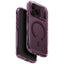 Uniq LifePro Xtreme Magclick Charging dėklas skirtas iPhone 18 Pro / 17 Pro – Skaidrus Burgundo raudvas -- iPhone 18 Pro...