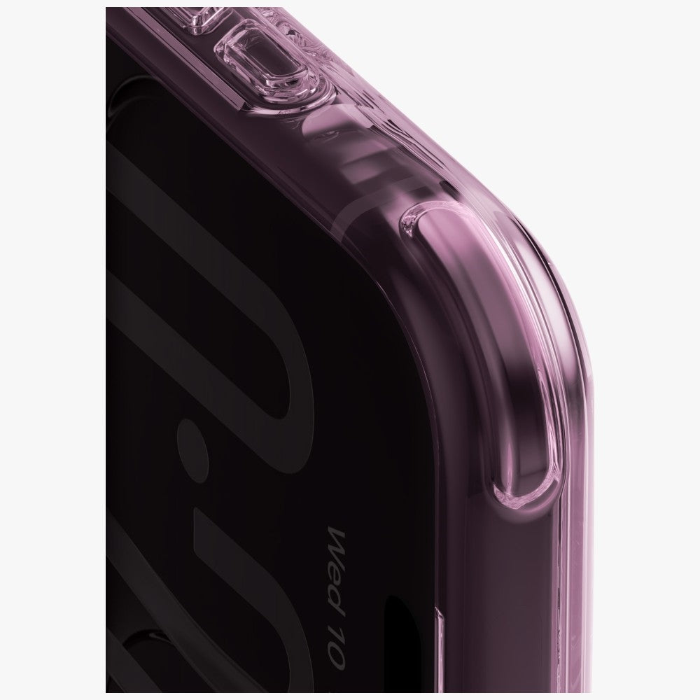 Uniq LifePro Xtreme Magclick Charging dėklas skirtas iPhone 18 Pro / 17 Pro – Skaidrus Burgundo raudvas -- iPhone 18 Pro...