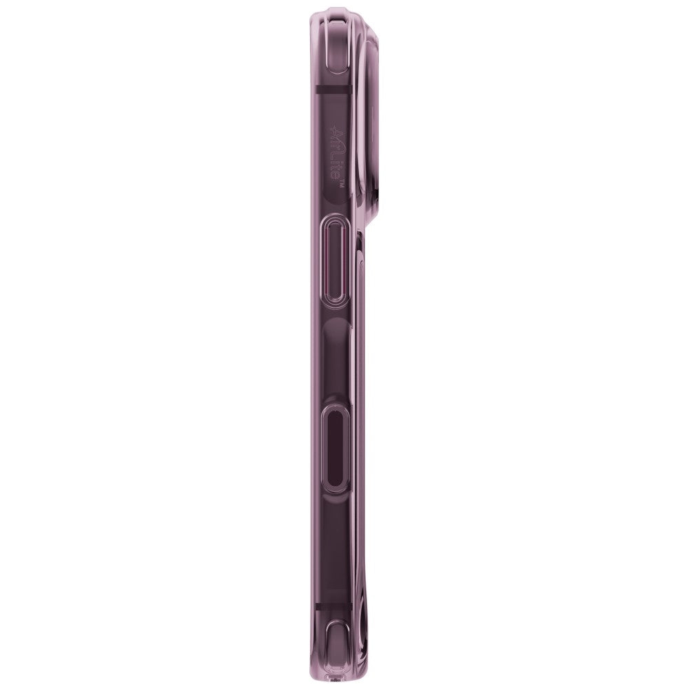 Uniq LifePro Xtreme Magclick Charging dėklas skirtas iPhone 18 Pro / 17 Pro – Skaidrus Burgundo raudvas -- iPhone 18 Pro...