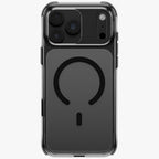 Uniq LifePro Xtreme Magclick Charging dėklas skirtas iPhone 18 Pro Max / 17 Pro Max – Skaidrus Juodas -- iPhone 18 Pro...