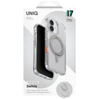 Uniq Swivix 360 besisukantis atraminis dėklas iPhone 17 - Skaidrus -- iPhone 17