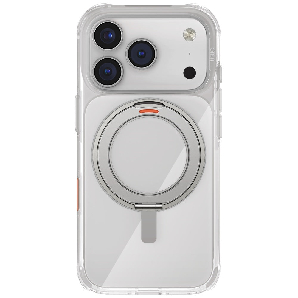 Uniq Swivix 360 besisukantis atraminis dėklas iPhone 17 Pro - Skaidrus -- iPhone 17 Pro
