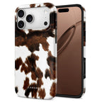 Tech-Protect Lamano MagSafe dėklas iPhone 18 Pro / 17 Pro - baltas ir rudas -- iPhone 18 Pro / iPhone 17 Pro