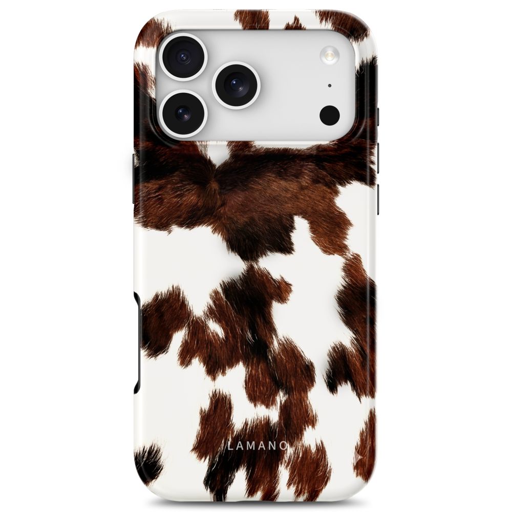 Tech-Protect Lamano MagSafe dėklas iPhone 18 Pro / 17 Pro - baltas ir rudas -- iPhone 18 Pro / iPhone 17 Pro