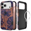 Tech-Protect Lamano MagSafe dėklas iPhone 18 Pro Max / 17 Pro Max - tamsiai mėlynas/rudas -- iPhone 18 Pro Max / iPhone...