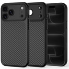 Tech-Protect MagCam MagSafe Carbon dėklas iPhone 18 Pro Max / 17 Pro Max - Juodas -- iPhone 18 Pro Max / iPhone 17 Pro Max