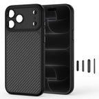 Tech-Protect MagCam MagSafe Carbon dėklas iPhone 18 Pro Max / 17 Pro Max - Juodas -- iPhone 18 Pro Max / iPhone 17 Pro Max