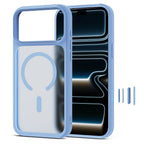 Tech-Protect Magmat MagSafe CC dėklas iPhone 18 Pro / 17 Pro - matinė šviesiai mėlyna -- iPhone 18 Pro / iPhone 17 Pro