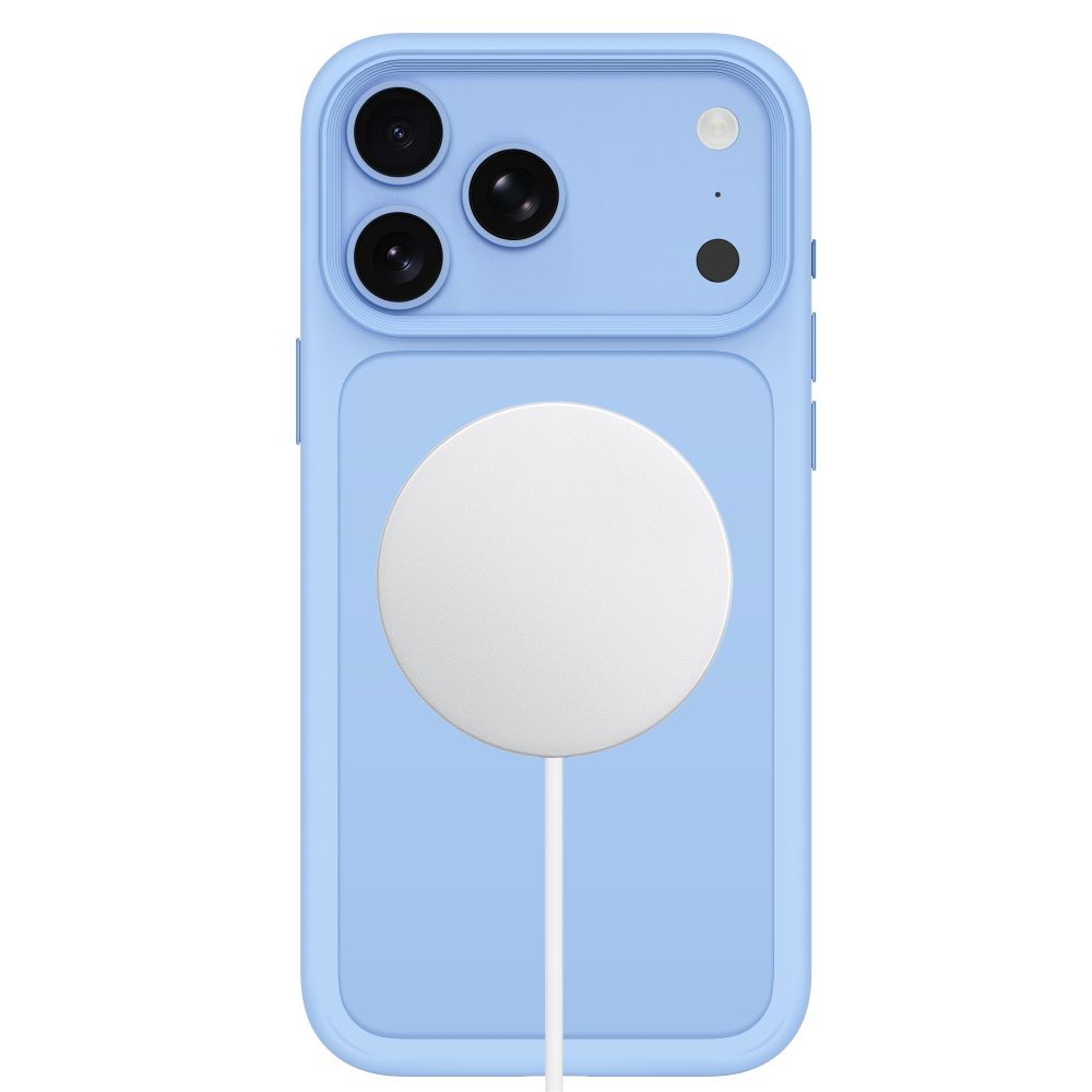 Tech-Protect Magmat MagSafe CC dėklas iPhone 18 Pro / 17 Pro - matinė šviesiai mėlyna -- iPhone 18 Pro / iPhone 17 Pro