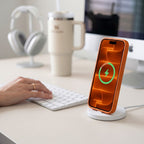 Tech-Protect Magmat MagSafe CC dėklas iPhone 18 Pro Max / 17 Pro Max - matinė oranžinė -- iPhone 18 Pro Max / iPhone 17...