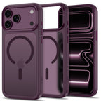 Tech-Protect Magmat Magsafe CC dėklas iPhone 18 Pro Max / 17 Pro Max - bordo matinis -- iPhone 18 Pro Max / iPhone 17 Pro Max