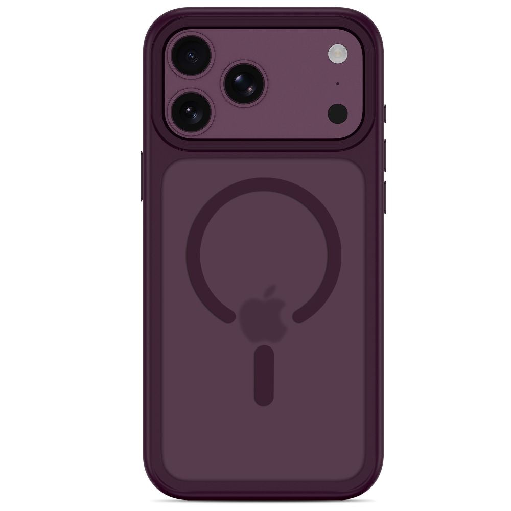 Tech-Protect Magmat Magsafe CC dėklas iPhone 18 Pro Max / 17 Pro Max - bordo matinis -- iPhone 18 Pro Max / iPhone 17 Pro Max