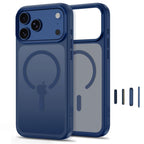 Tech-Protect Magmat Magsafe CC dėklas iPhone 18 Pro Max / 17 Pro Max - matinis gilus mėlynas / matinis tamsiai mėlynas --...