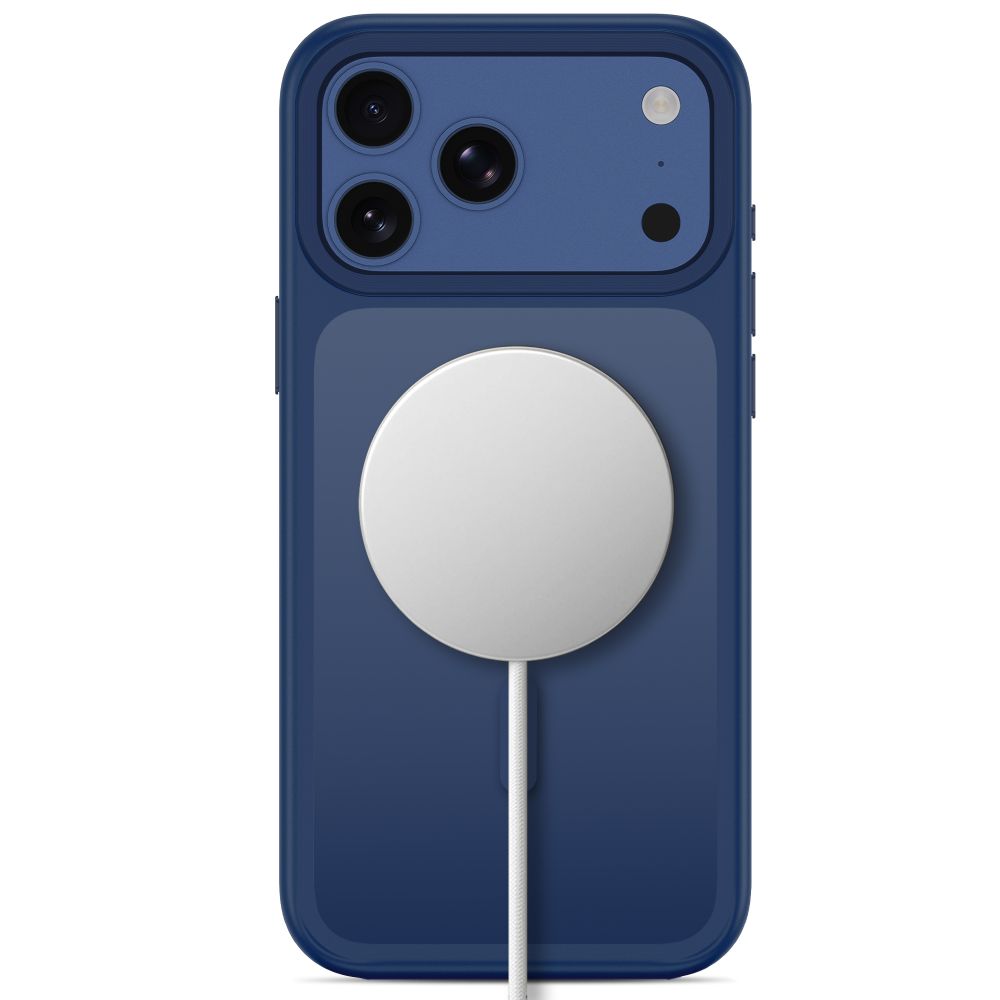 Tech-Protect Magmat Magsafe CC dėklas iPhone 18 Pro Max / 17 Pro Max - matinis gilus mėlynas / matinis tamsiai mėlynas --...