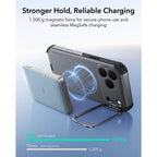 ESR Cyber Tough Kickstand MagSafe dėklas iPhone 18 Pro Max / 17 Pro Max - pilkas -- iPhone 18 Pro Max / iPhone 17 Pro Max