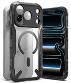 Ringke Fusion X Magnetic MagSafe dėklas iPhone 18 Pro Max / 17 Pro Max - juodas -- iPhone 18 Pro Max / iPhone 17 Pro Max