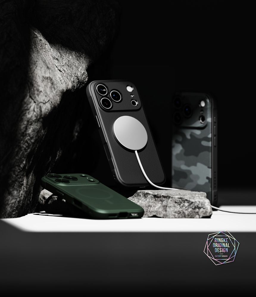 Ringke Onyx MagSafe dėklas iPhone 18 Pro Max / 17 Pro Max - juodas -- iPhone 18 Pro Max / iPhone 17 Pro Max