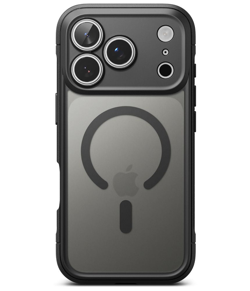 Ringke Fusion Bold Magnetic MagSafe dėklas iPhone 18 Pro / 17 Pro - matinis juodas -- iPhone 18 Pro / iPhone 17 Pro