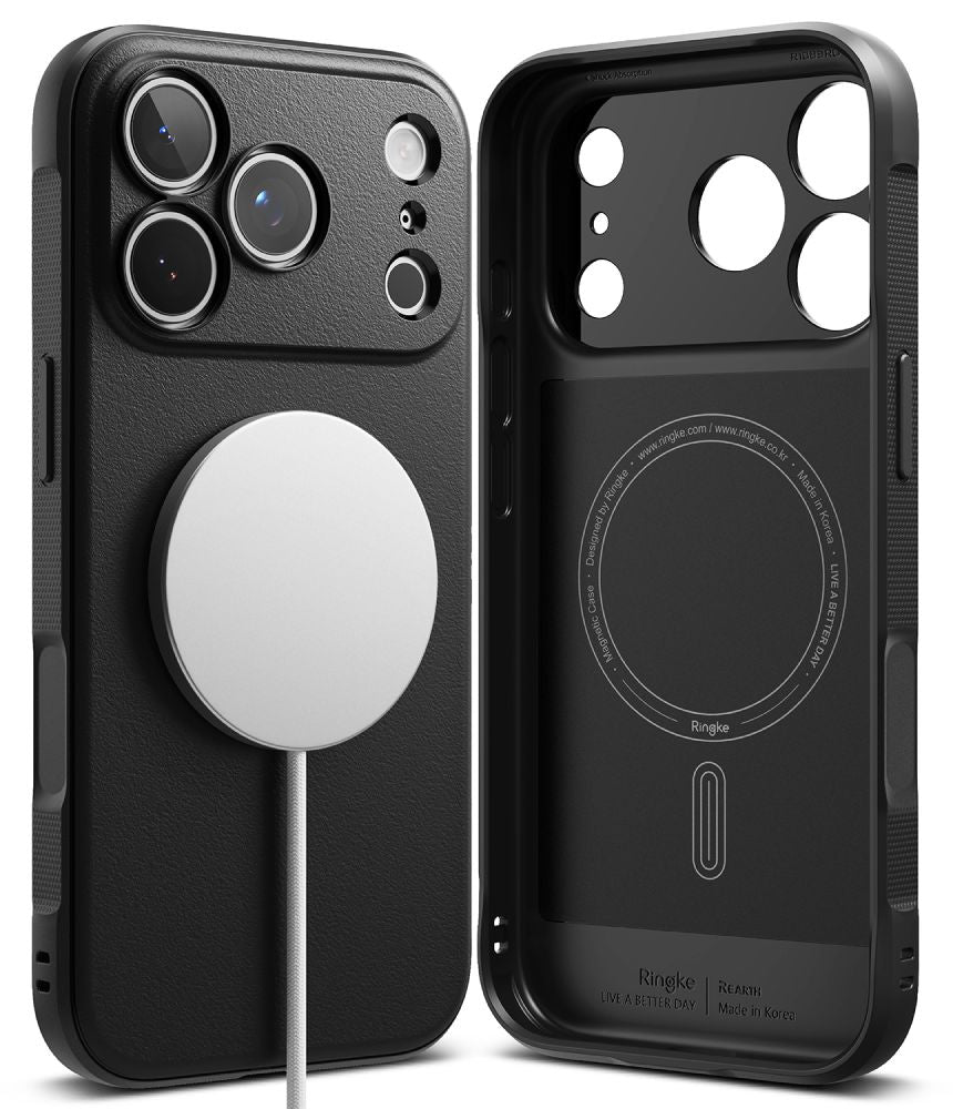 Ringke Onyx Magsafe dėklas iPhone 18 Pro / 17 Pro - Juodas -- iPhone 18 Pro / iPhone 17 Pro