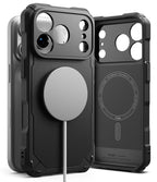 Ringke Rugged Gear Magnetic MagSafe dėklas iPhone 18 Pro / 17 Pro - Juodas -- iPhone 18 Pro / iPhone 17 Pro
