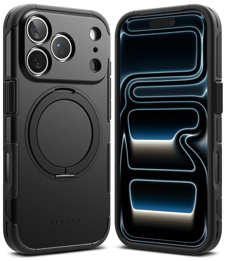 Ringke Alles MagSafe dėklas iPhone 18 Pro / 17 Pro - Juodas -- iPhone 18 Pro / iPhone 17 Pro