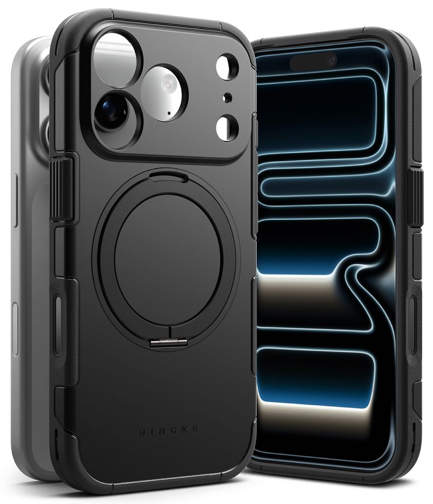 Ringke Alles MagSafe dėklas iPhone 18 Pro / 17 Pro - Juodas -- iPhone 18 Pro / iPhone 17 Pro
