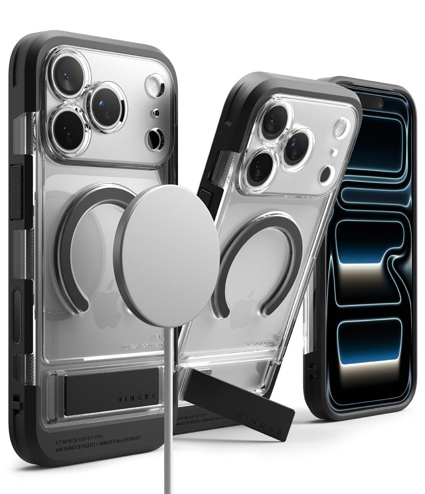 Ringke UX Magnetic dėklas iPhone 18 Pro / 17 Pro - Skaidrus -- iPhone 18 Pro / iPhone 17 Pro