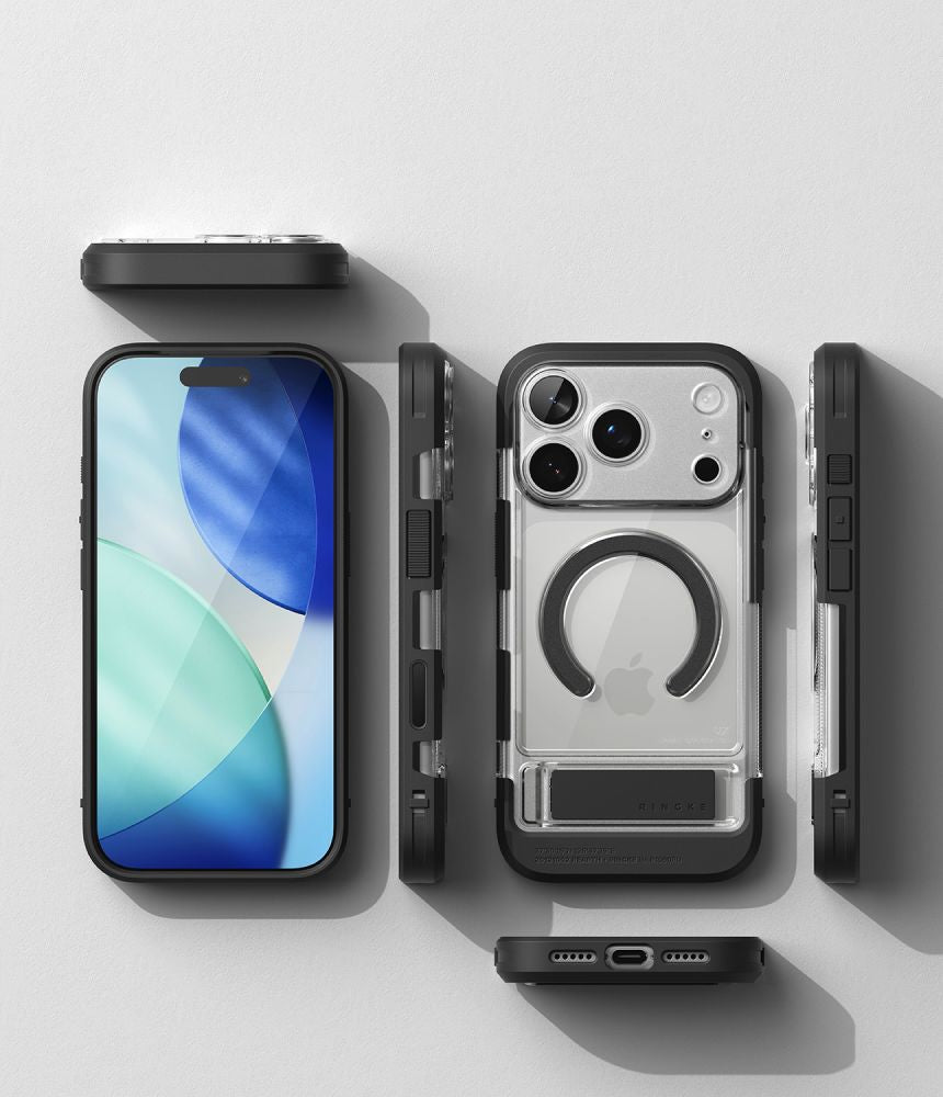Ringke UX Magnetic dėklas iPhone 18 Pro / 17 Pro - Skaidrus -- iPhone 18 Pro / iPhone 17 Pro