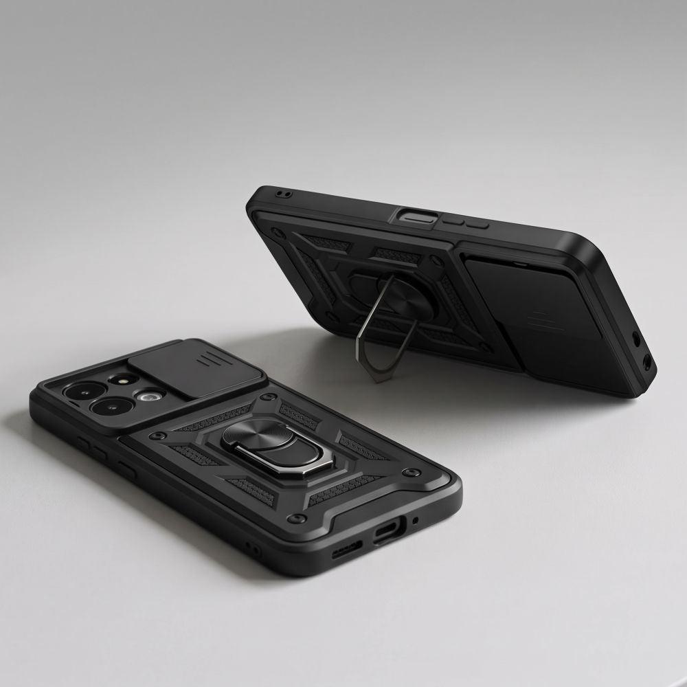 Tech-Protect CamShield Pro dėklas Xiaomi Redmi 17 4G / 5G - Juoda -- Xiaomi Redmi 17 4G