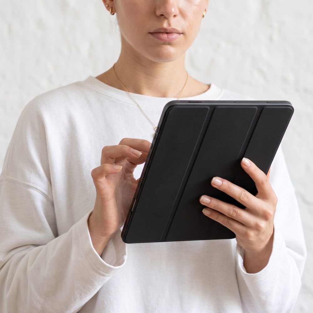 Tech-Protect SmartCase Pen dėklui Samsung Galaxy Tab S12+ 12.4" X840 / X846B - Juoda -- Samsung Galaxy Tab S12+
