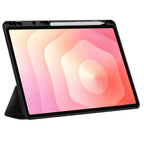 Tech-Protect SmartCase Pen dėklui Samsung Galaxy Tab S12+ 12.4" X840 / X846B - Juoda -- Samsung Galaxy Tab S12+