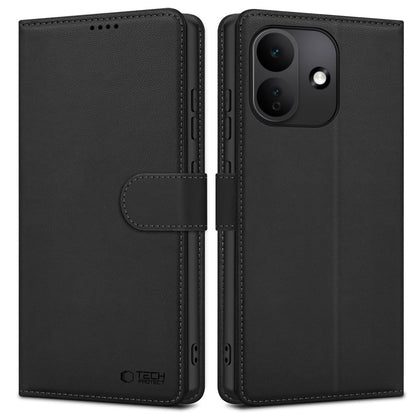 Tech-Protect Wallet dėklas Xiaomi Redmi Note 17 Pro 5G - matinis juodas -- Xiaomi Redmi Note 17 Pro 5G