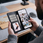 Tech-Protect Wallet dėklas Xiaomi Redmi Note 17 Pro Max 5G - matinis juodas -- Xiaomi Redmi Note 17 Pro Max