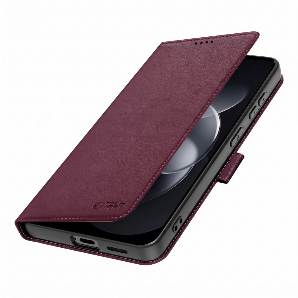 Tech-Protect Piniginė dėklas Xiaomi Redmi Note 17 Pro Max 5G - bordo -- Xiaomi Redmi Note 17 Pro Max
