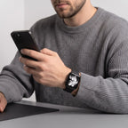Tech-Protect silikono dirželis Apple Watch 44 / 45 / 46 / 49 mm - juodas -- Apple Watch 44mm / Apple Watch 45mm / Apple...