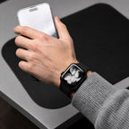 Tech-Protect silikono dirželis Apple Watch 44 / 45 / 46 / 49 mm - juodas -- Apple Watch 44mm / Apple Watch 45mm / Apple...