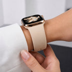 Tech-Protect silikono dirželis Apple Watch 44 / 45 / 46 / 49 mm - smėlio -- Apple Watch 44mm / Apple Watch 45mm / Apple...