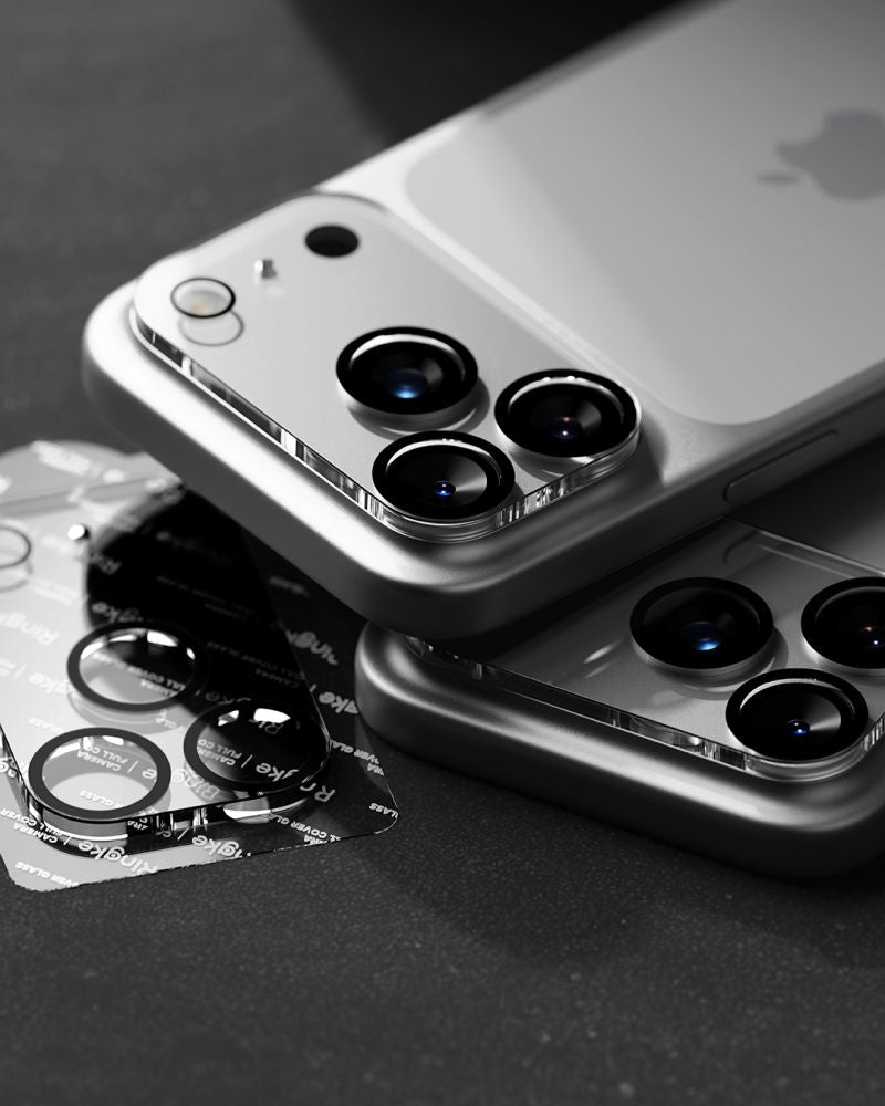 Ringke Camera Full Cover 2 vnt. grūdintas stiklas Apple iPhone 18 Pro Max – juodas -- iPhone 18 Pro Max