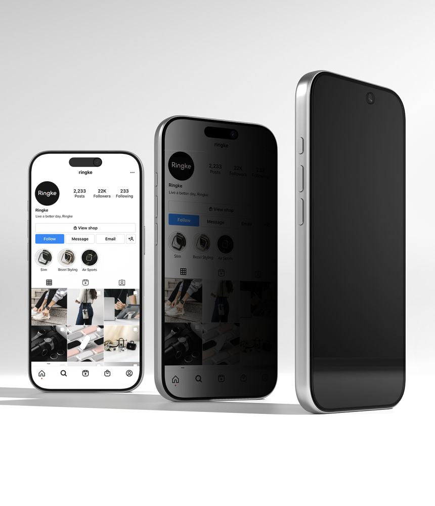 Ringke Easy Slide Privacy 2 vnt. grūdintas stiklas Apple iPhone 18 Pro Max -- iPhone 18 Pro Max