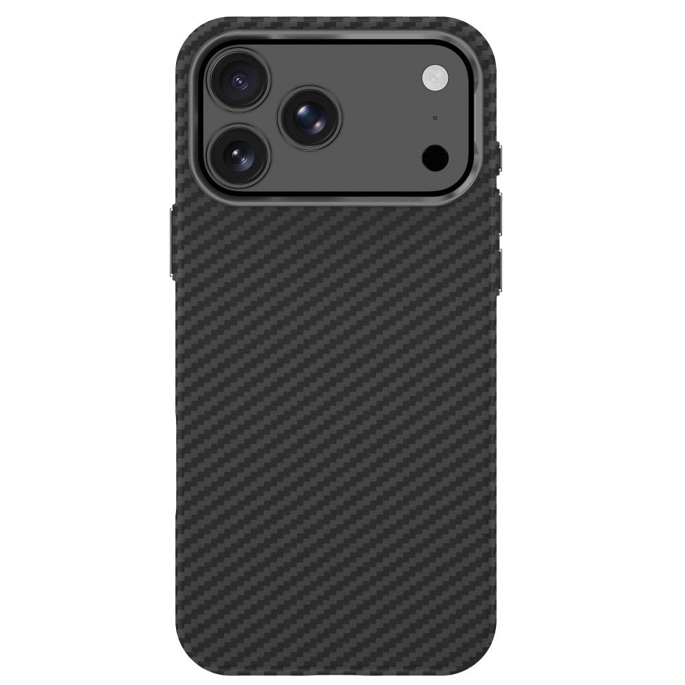Tech-Protect Ion Carbon MagSafe dėklas iPhone 18 Pro Max / 17 Pro Max - juoda ir sidabrinė -- iPhone 18 Pro Max / iPhone...