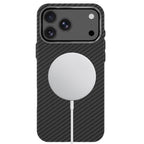 Tech-Protect Ion Carbon MagSafe dėklas iPhone 18 Pro Max / 17 Pro Max - juoda ir sidabrinė -- iPhone 18 Pro Max / iPhone...