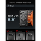 Supcase UB Grip Mag MagSafe dėklas iPhone 18 Pro / 17 Pro - juoda -- iPhone 18 Pro / iPhone 17 Pro