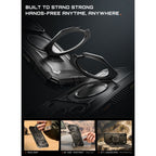 Supcase UB Grip Mag MagSafe dėklas iPhone 18 Pro / 17 Pro - juoda -- iPhone 18 Pro / iPhone 17 Pro