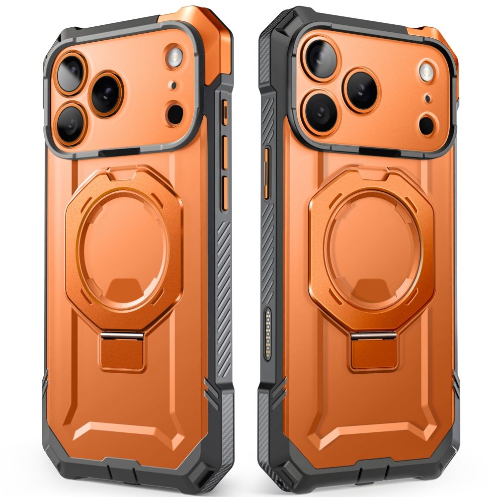 Supcase UB Grip Mag MagSafe dėklas iPhone 18 Pro / 17 Pro - Oranžinė -- iPhone 18 Pro / iPhone 17 Pro